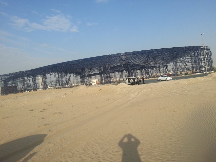 嘉峪关大型场馆网架工程
